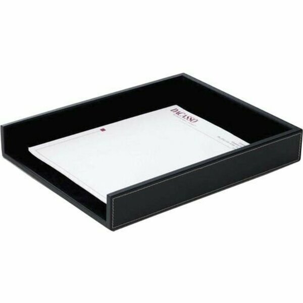 Dacasso Letter Tray, Letter, Rustic, 13-4/5inx10-4/5inx2-1/10in, BK DACA1201